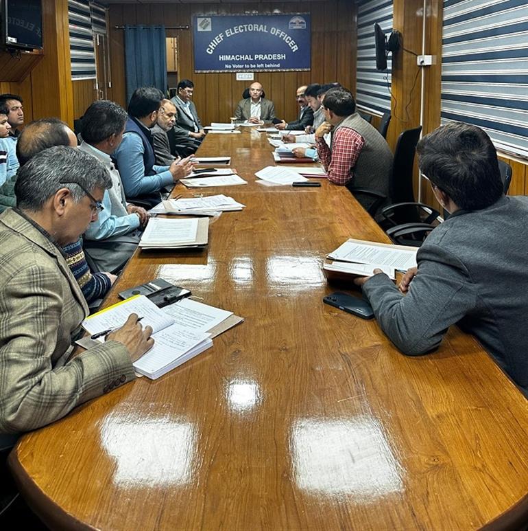 Himachal CEO briefs about Postal ballot facility for absentee Voters