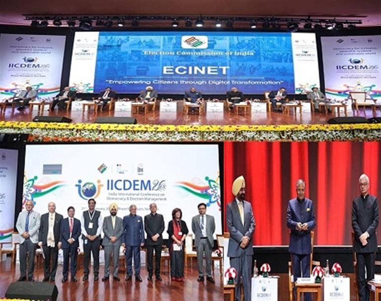  ECINET Digital Platform launched at IICDEM-2026
