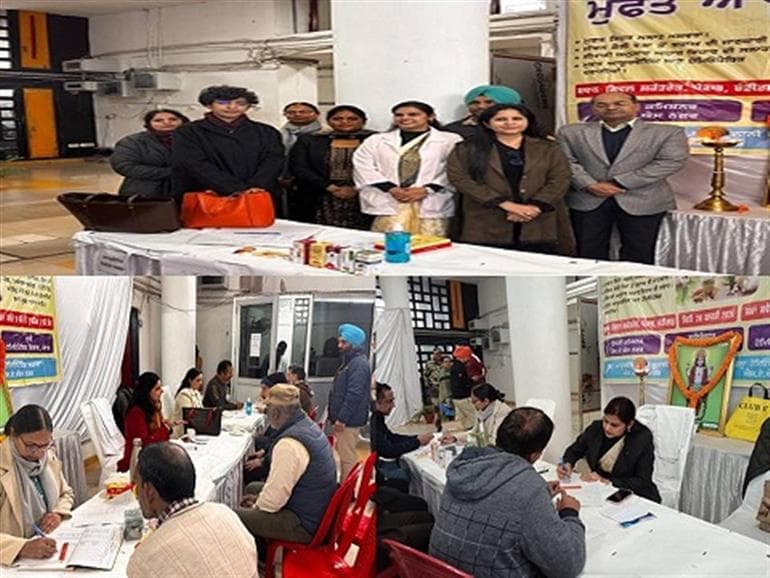 AYUSH Medical Camp Organized at Punjab Civil Secretariat to sensitize officials about health diseases