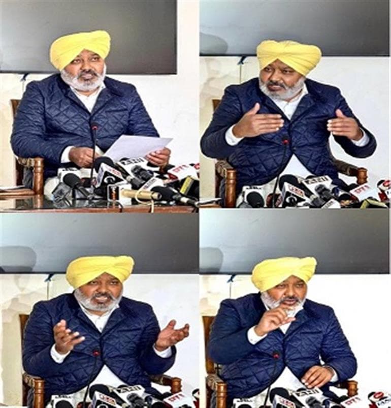 BJP-led Central Govt’s Budget 2026 sidelines Punjab yet again, threatens democracy & federalism: Harpal Cheema