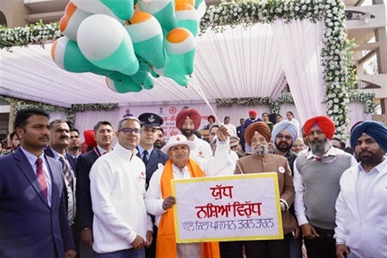 Four-Day Anti-Drug Padyatra Flagged Off from Tarn Taran