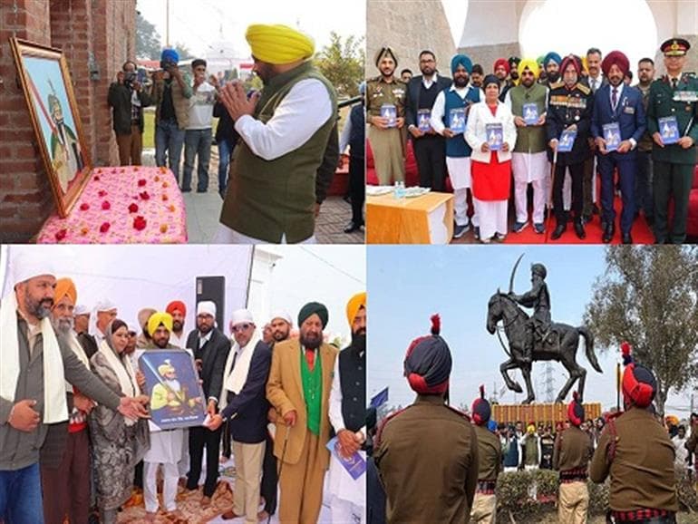 On the occasion of the 180th martyrdom day of General Sham Singh Attari, Punjab Govt held a state-level function at Narayangarh and Attari