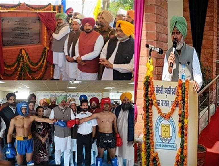 Cheema lays foundation stone for ₹10Cr girls’ hostel at Mata Sundri University Girls College