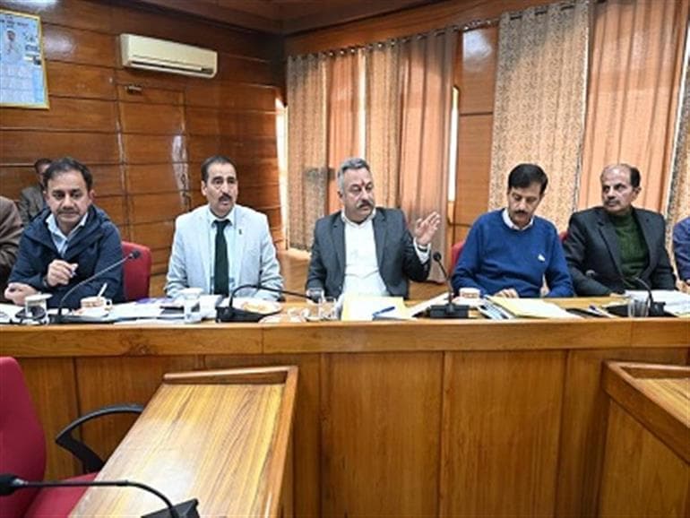 Education Minister chairs review meeting with Deputy Directors to strengthen school education standards in state