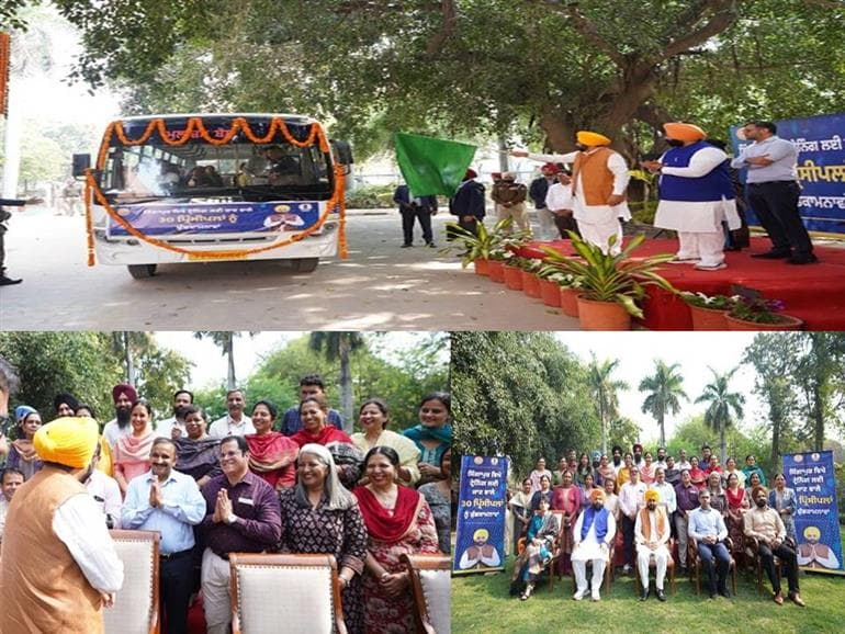 CM Mann flags off 8th batch of principals for Singapore training