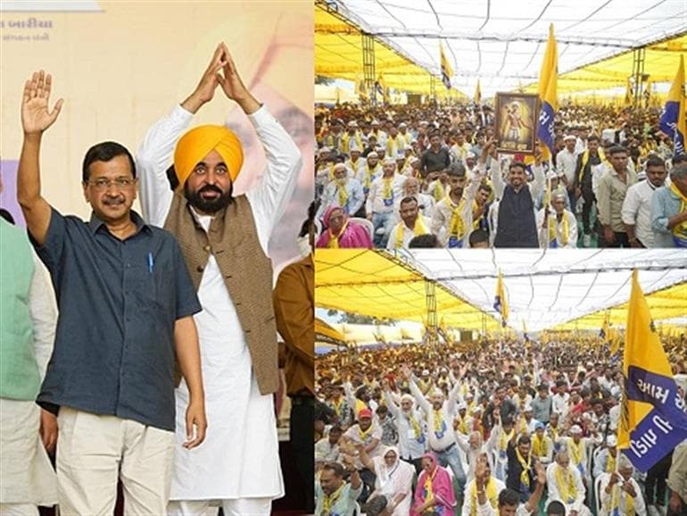 Wave of change is building across Gujarat against BJP’s repression, people are standing firmly with AAP: Kejriwal