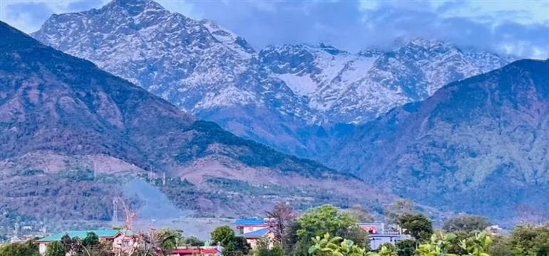 Himachal : Weather Takes Sudden Turn in Dharamshala; Rain, Winds and Snowfall Bring Back Chill