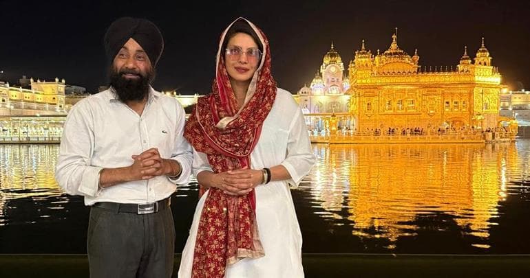 Priyanka Chopra Offers Prayers at Golden Temple, Performs Seva in Langar Hall; Visits Shrine Twice in 12 Days Amid Film Shoot