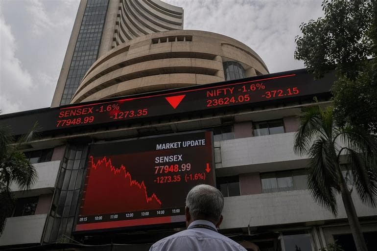 Indian Stock Market Ends Deep in Red for Second Straight Session Amid Global Concerns