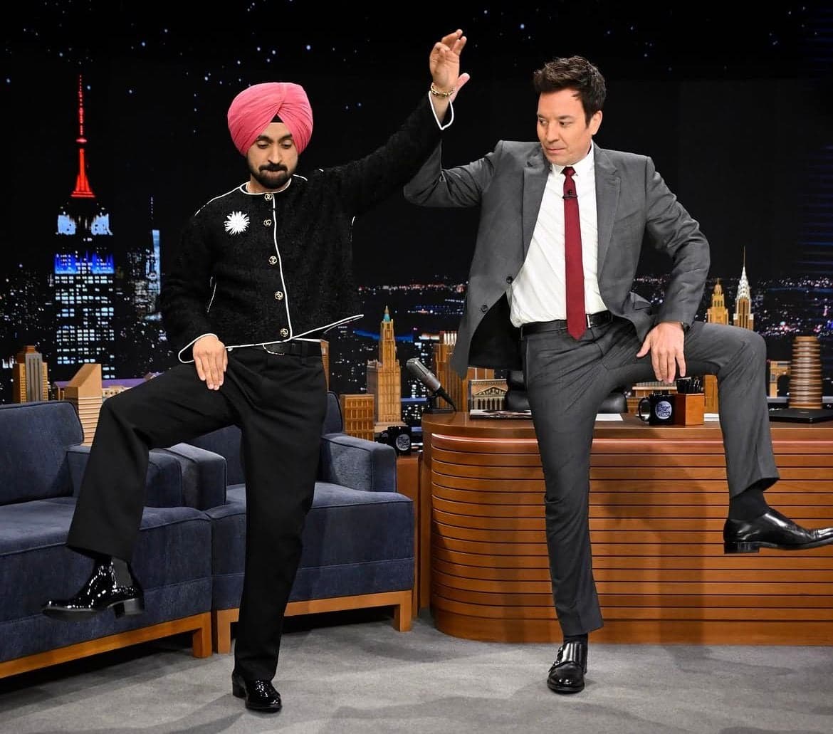 Diljit Dosanjh Returns to Jimmy Fallon’s Show, Teaches Bhangra and Delivers Energetic Performance