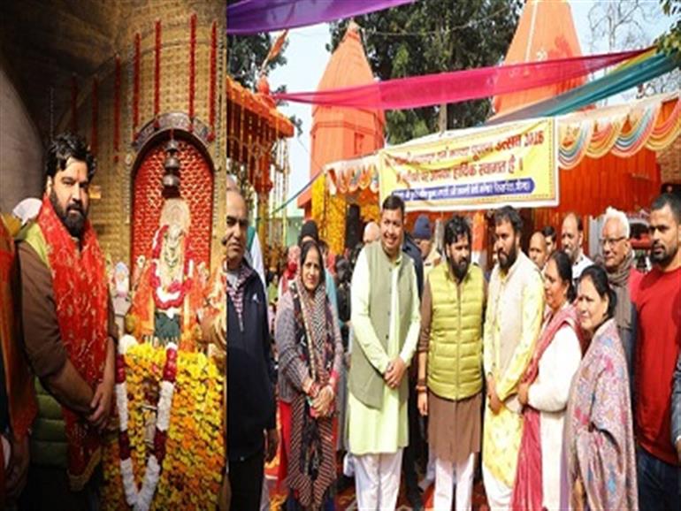 MP Kartikeya Sharma attends Kanya Pujan ceremony at Maa Jayanti Devi Temple in Jind