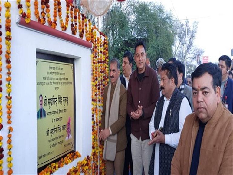 Himachal : Sukhu dedicates projects worth Rs. 16.26Cr in Amb, Una