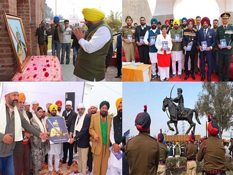 On the occasion of the 180th martyrdom day of General Sham Singh Attari, Punjab Govt held a state-level function at Narayangarh and Attari