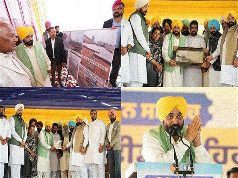 CM Mann’s Landmark Gift to Farmers, Canal Water Reaches 4 Districts of Malwa Region