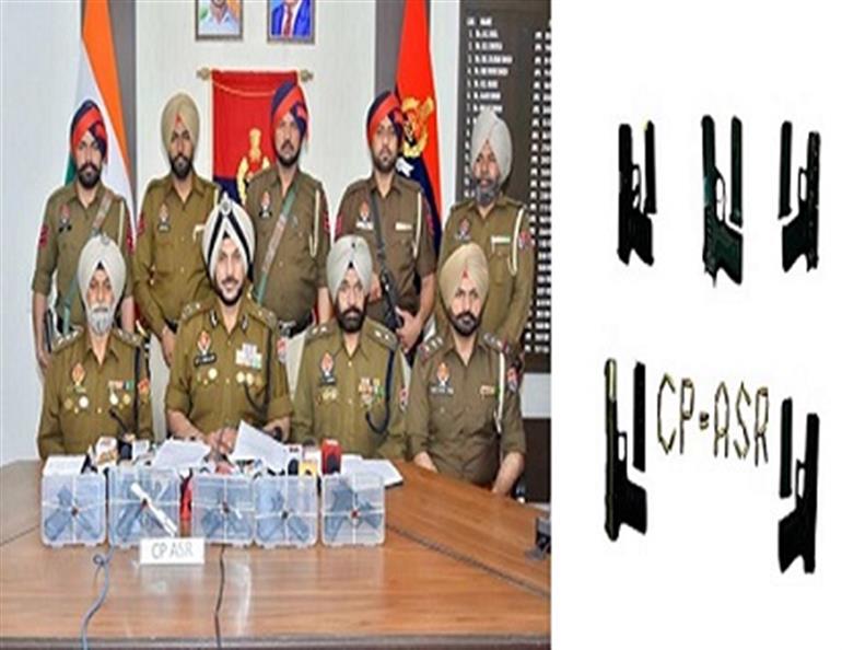 Juvenile among six linked to cross-border arms smuggling module held with five pistols in Amritsar