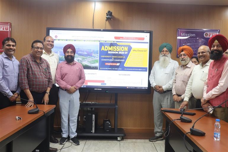 IKG PTU Vice Chancellor inaugurated Admissions 2026-27 portal, Registration Opened for 06 University Campuses