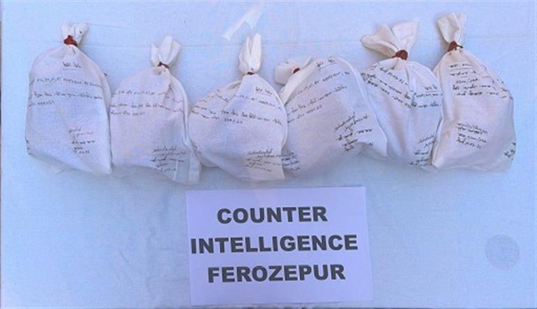 Cross border smuggling attempt foiled in Fazilka; 6.5kg heroin recovered