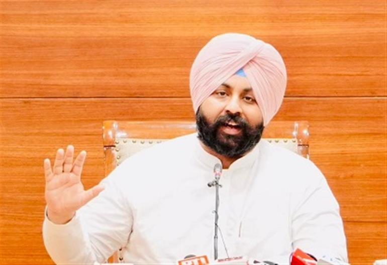 Mann Govt to grant ownership rights of over 800 acres of surplus land in Nangal to residents: Harjot Bains