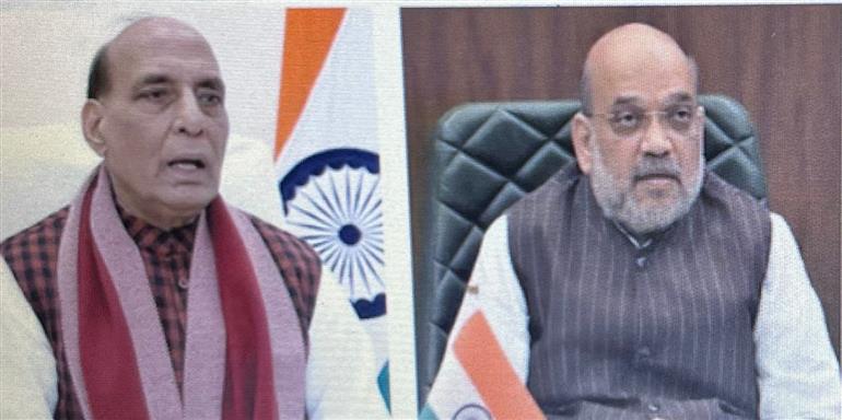 Rajnath Singh and Amit Shah