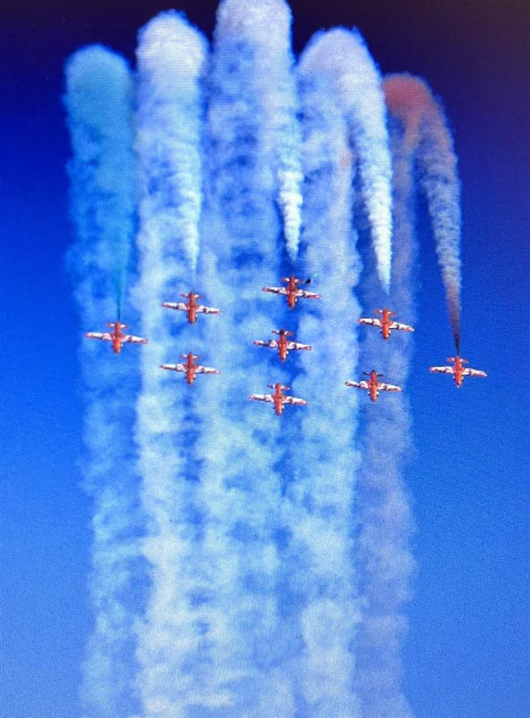 ‘Surya Kiran’ Team Dazzles Chandigarh Sky