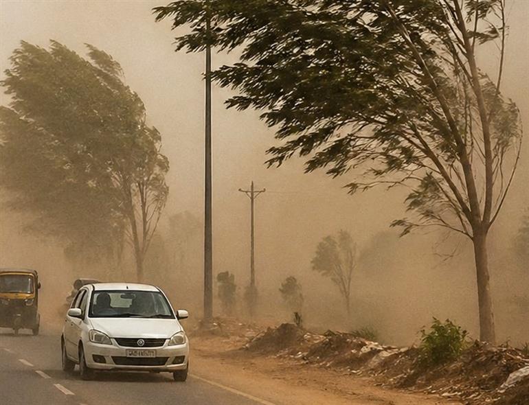 Punjab weather update : 50 kmph Dusty Winds Predicted Till April 30