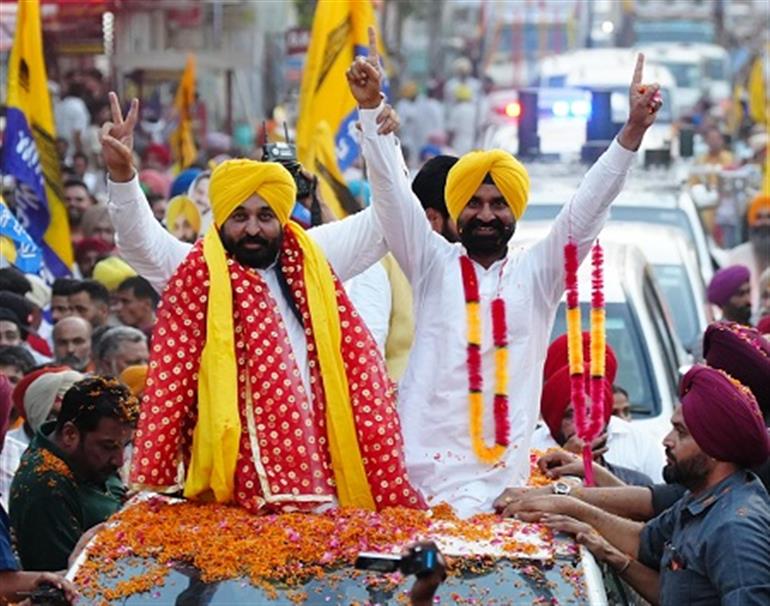  Mann campaigned for Fatehgarh Sahib candidate Gurpreet Singh GP