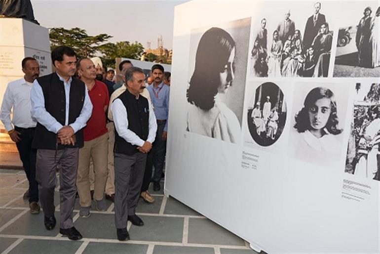 CM inaugurates "Indira’s Himachal-Towards New Frontiers" photo exhibition in Shimla