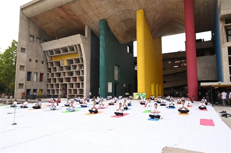  Punjab and Haryana High Court Celebrates International Day of Yoga