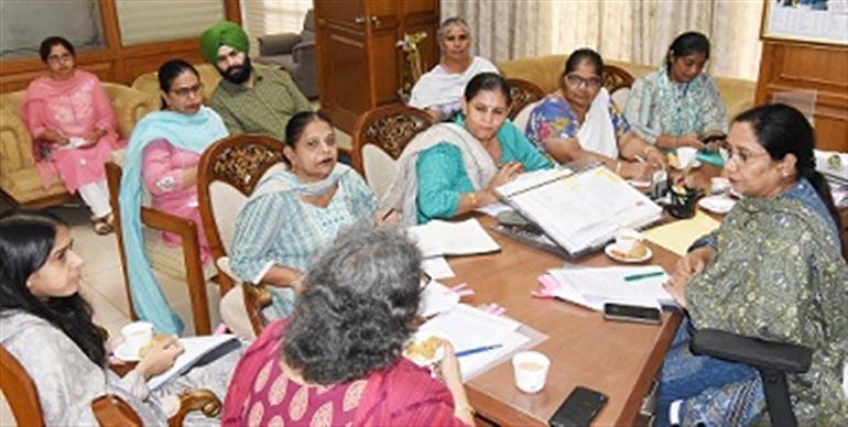  Dr. Baljit Kaur Holds Meetings with Various Anganwadi Unions