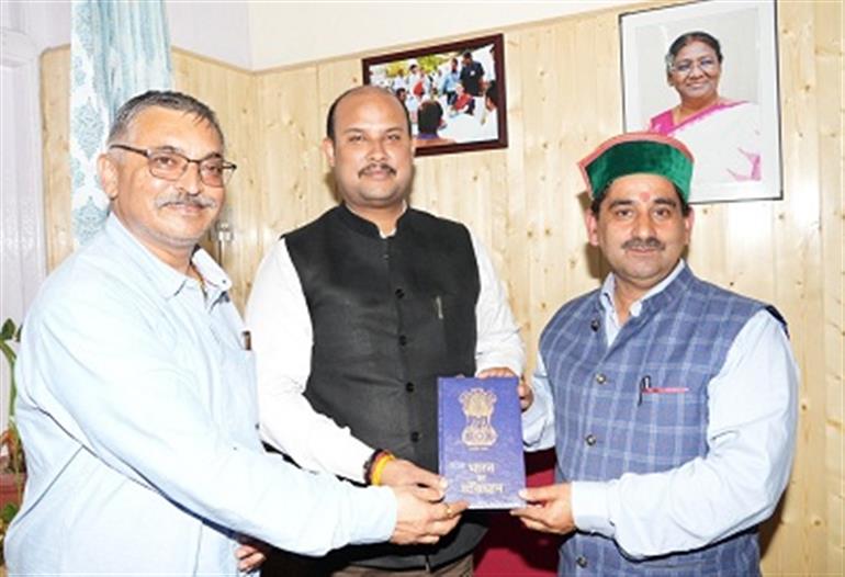 Himachal : MLA Pathania assumes role as Deputy Chief Whip