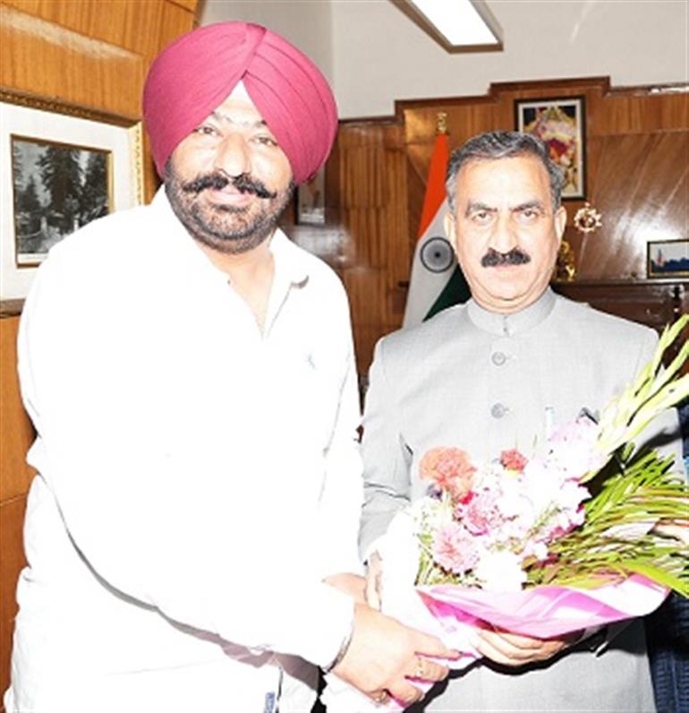 MLA Hardeep Singh Bawa calls on Chief Minister