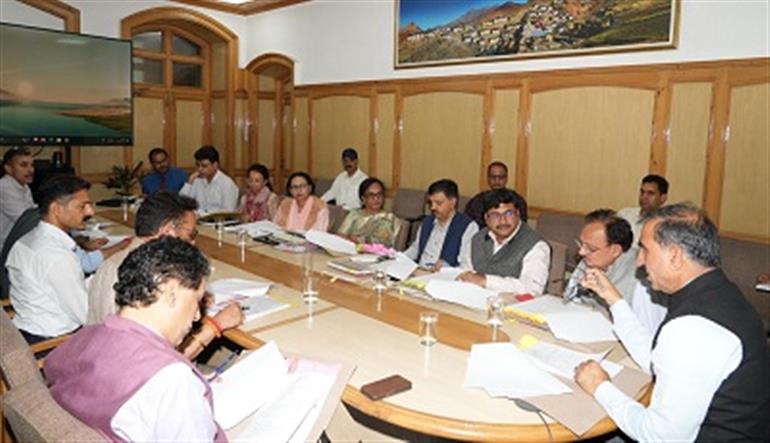 CM Sukhu chairs 29th meeting of State Single Window Clearance & Monitoring Authority