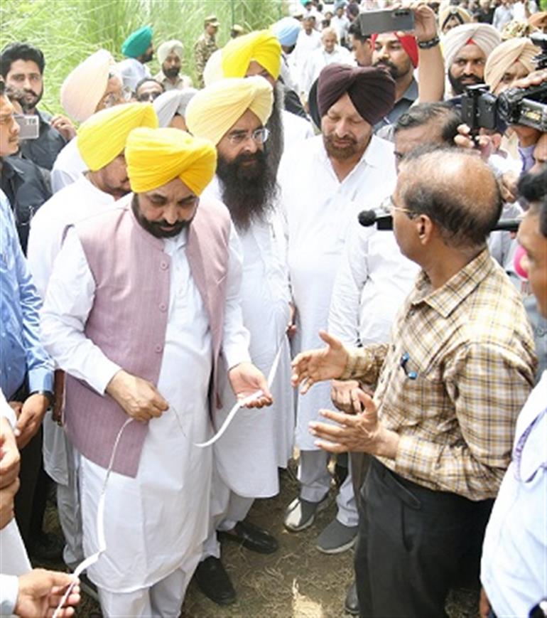 CM reviews work of Malwa Canal – the first ever canal to be constructed in state in post-independence era