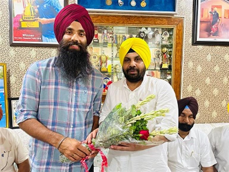 Govt School of village Rajadhan to be named after Olympian Jarmanpreet Singh: Harbhajan ETO