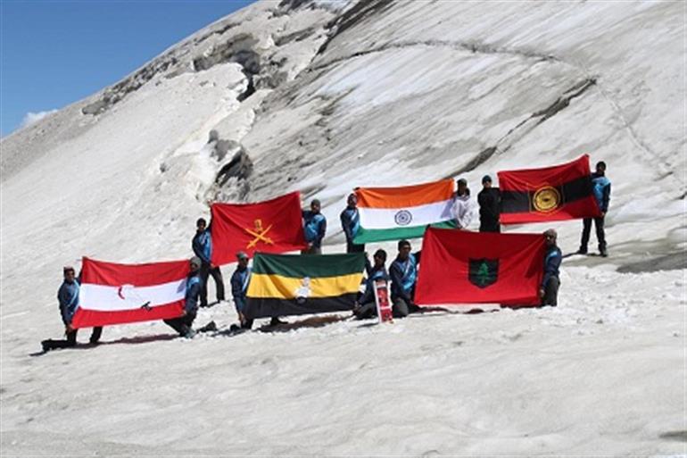 Himachal : Pine Warriors greeted on successful completion of trekking expedition to Pin Parvati vally