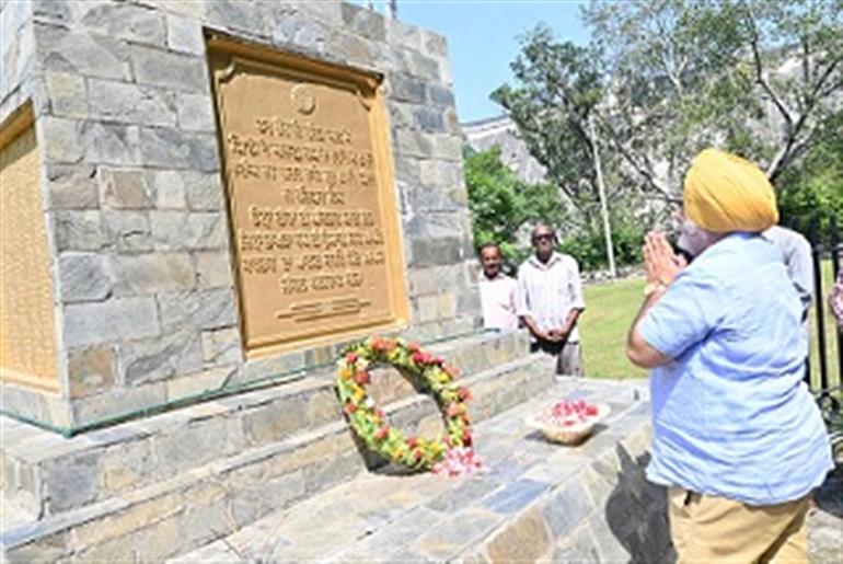 Jouramajra inspects Bhakra Dam, assesses maintenance and water levels