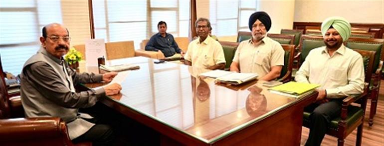 Bhagat Reviews Ongoing Projects of Defense Services Welfare Department