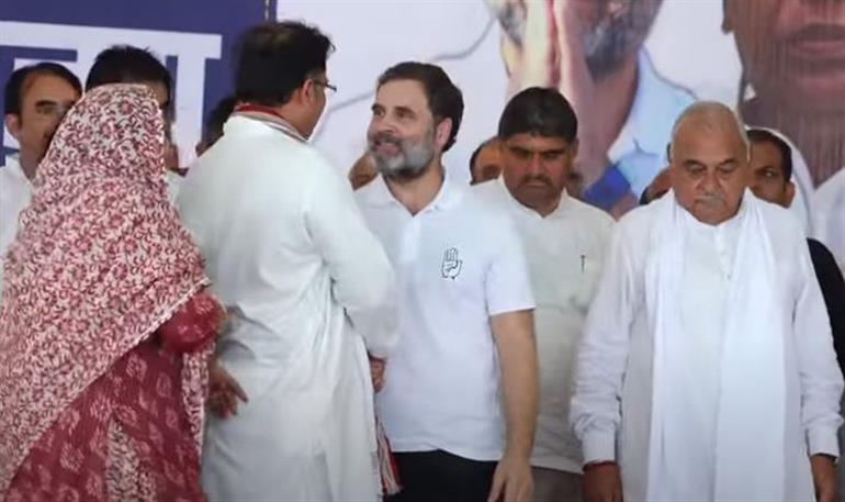 Ashok Tanwar joins Congress at Rahul Gandhi&39;s rally in Haryana