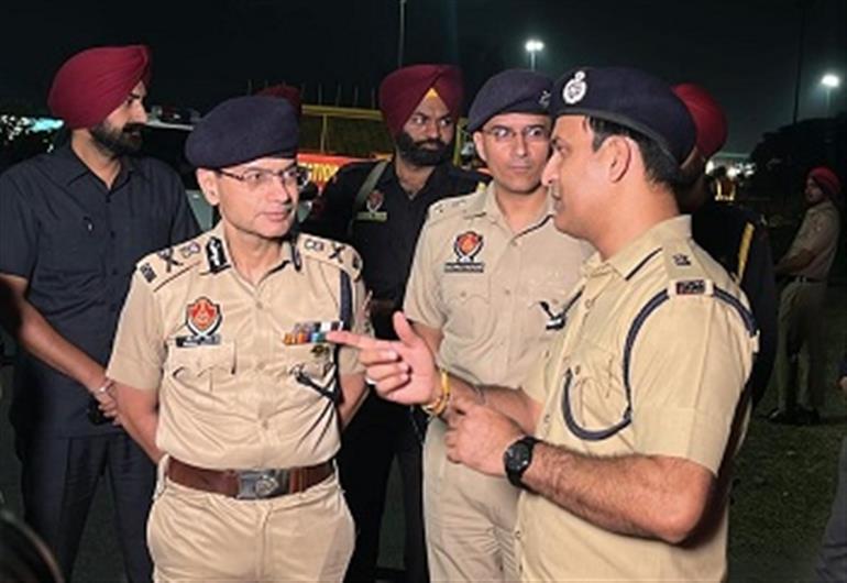 DGP conducts Night donination across Punjab in inspect nakas, Police Stations