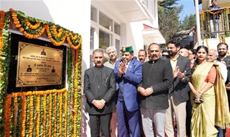 Himachal : CM inaugurates new building of institute for specially-abled children in Dhalli