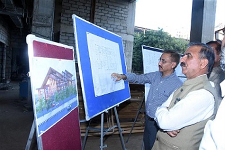 CM Sukhu inspects Himachal Niketan in New Delhi