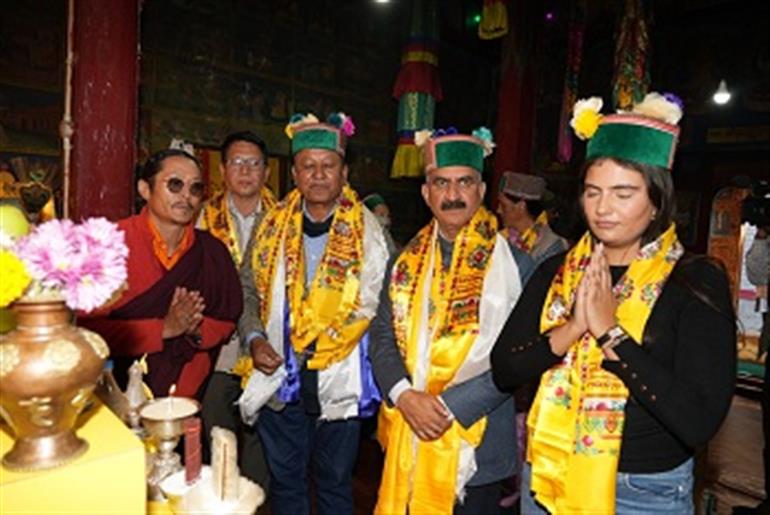 Himachal : CM Sukhu visits Kalpa Balika Ashram