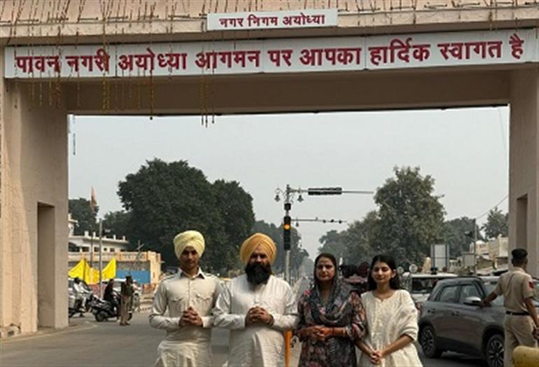 Deputy Speaker Rouri along with Family Pays Obeisance at Ayodhya’s Ram Mandir