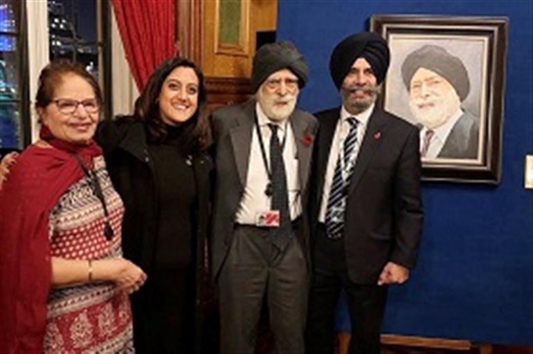 First time in UK Parl - Sikh MP’s portrait installed alongside British Kings, Queens’ portraits