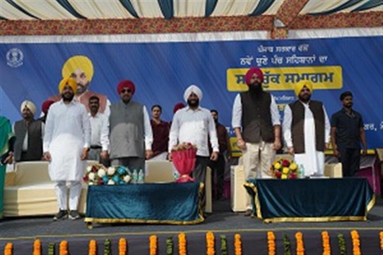 Panchs Take Oath in Mohali: Minister Harbhajan ETO Calls for End to Factionalism