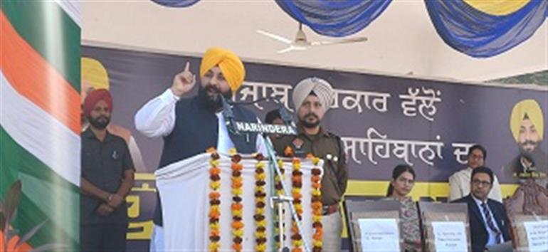 Panchayats should work hard to make villages clean, green & pollution-free - Harjot Bains