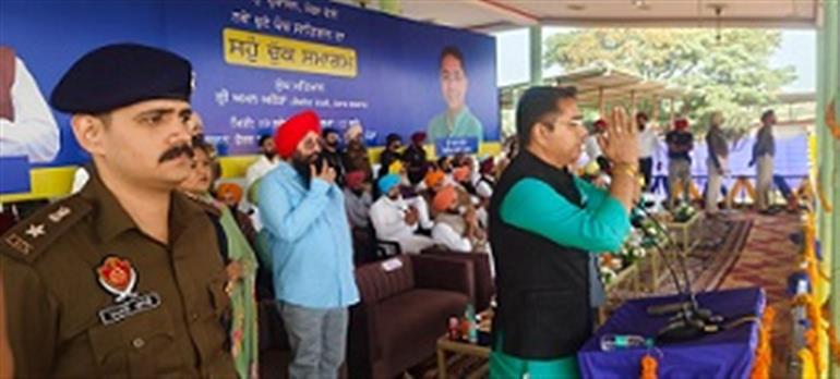 AMAN ARORA URGES PANCHAYATS TO RESOLVE VILLAGE LEVEL CONFLICTS AMICABLY