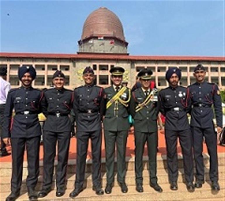 Six Cadets of MRSAFPI pass out from NDA Khadakwasla