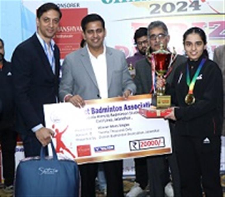 Jalandhar Players Shine at Punjab Badminton Championship