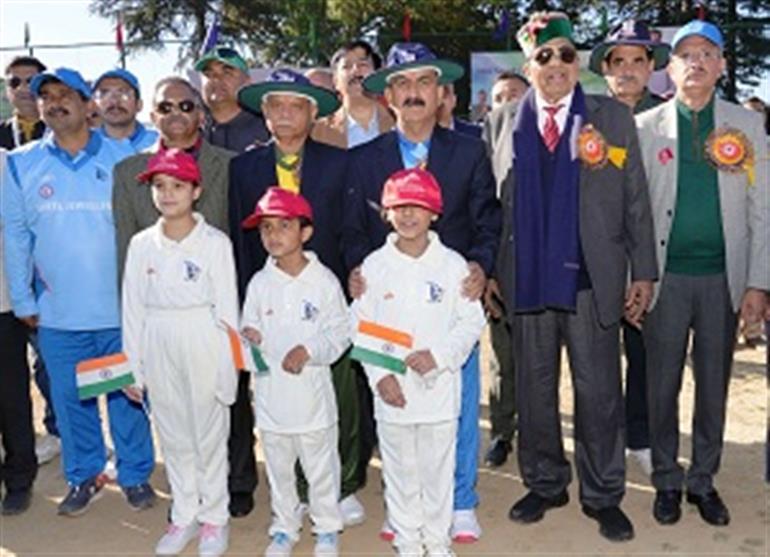 Himachal : GOV & CM inaugurate Sadbhavna T-20 Cricket Cup Tournament